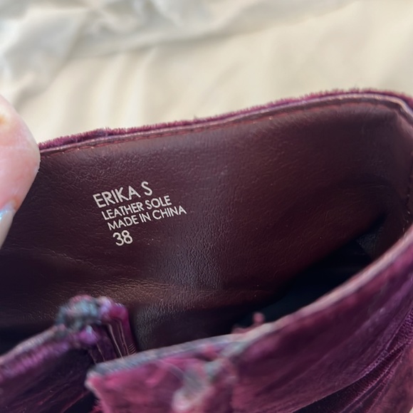 ASH purple velvet bootie 38 - Picture 3 of 5